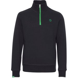 !Solid Sweatshirt  antraciet / donkergrijs / neongroen