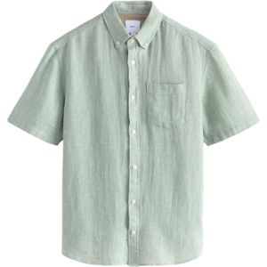 Next Overhemd  pastelgroen / wit