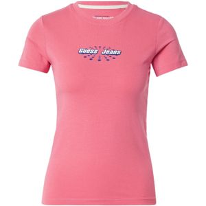 GUESS JEANS Shirt  blauw / pitaja roze / wit