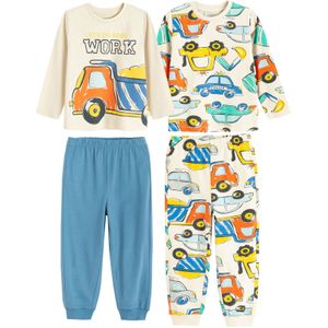 Cool Club Nachtkledij  blauw / geel / pasteelgeel / oranje