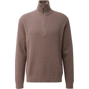 Gebreide Trui - Troyerkraag - Mix van Kasjmier en Katoen