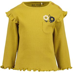 BLUE SEVEN Shirt  nachtblauw / safraan / wit