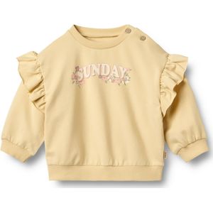 WHEAT Sweatshirt  lichtgeel / rosa