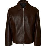 SELECTED Tussenjas 'SLHNOAH'  donkerbruin