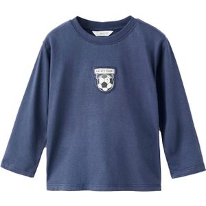 MANGO KIDS Shirt 'TWENTY'  marine / bruin / wit