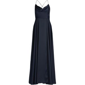 Vera Mont - Avondjurk - Nachtblauw - Lang/maxi - Watervalhals