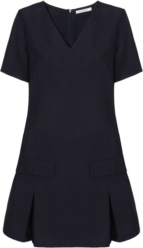 Tatuum - Petri Cz - Damesjurk - Mini - V-hals - Korte Mouwen