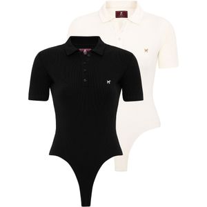 Williot Shirt body  zwart / wit