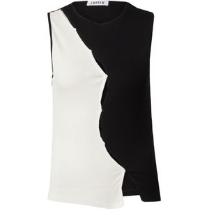 EDITED Top 'Kaia'  zwart / wit