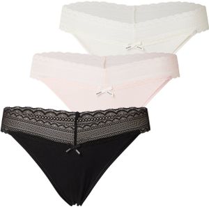 HUGO String  crème / rosa / zwart