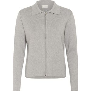 Kaffe - KAVisja - Gebreid Vest - Grijs Gemêleerd