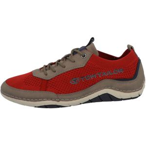 TOM TAILOR Sneakers laag  navy / stone grey / rood
