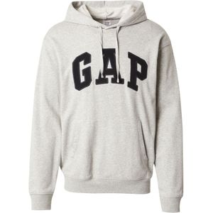 GAP Sweatshirt 'HERITAGE'  grijs gemêleerd / zwart