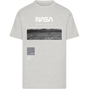 F4NT4STIC Shirt 'NASA Deep Space Exploration Team'  grijs / zwart