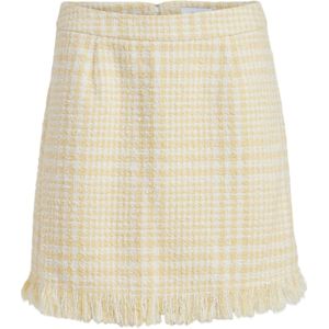 VILA Rok 'Ceyla'  lichtgeel / natuurwit