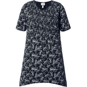 Ulla Popken Shirt  marine / wit