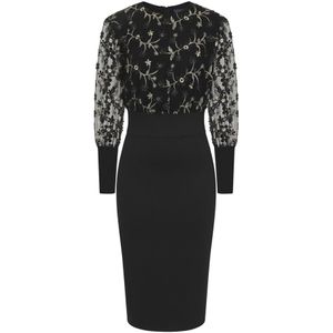 HotSquash Cocktailjurk 'Emma'  beige / zwart