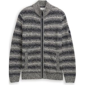 TOM TAILOR Gebreid vest  grijs