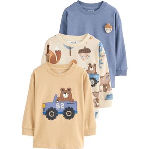 Next Shirt  beige / lichtbeige / opaal / bruin