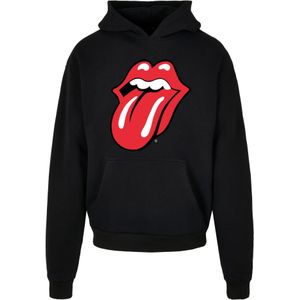 F4NT4STIC Sweatshirt 'The Rolling Stones Classic Tongue'  rood / zwart / wit