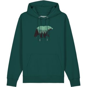 Watapparel Sweatshirt ' Waldbär '  petrol / gemengde kleuren