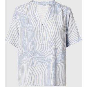 SELECTED Top  beige / blauw