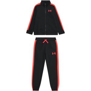 Under Armour - Rival Knit - Trainingspak - Zwart Felrood - Full-Zip Kids