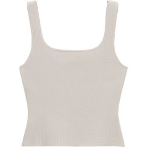 MANGO Gebreide top 'BERNAL'  taupe / lichtbeige