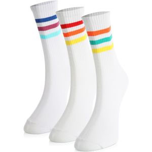 Crea Socks Sokken 'Hochschule'  wit