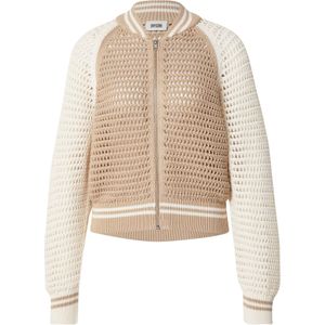 DRYKORN Gebreid vest 'NALFY'  lichtbruin / offwhite