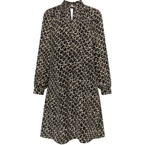 DreiMaster Klassik Jurk  goud / zwart