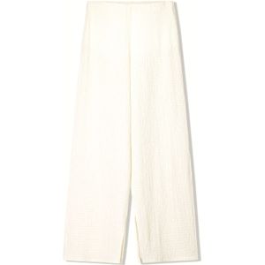Bershka - Broek - Pastelroze - Wide Leg - High Waist