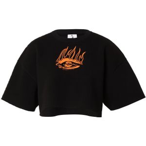 VIERVIER Sweatshirt 'Lina'  oranje / zwart