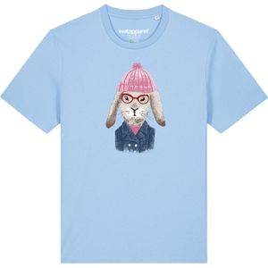 Watapparel Shirt 'Hase'  lichtblauw / gemengde kleuren