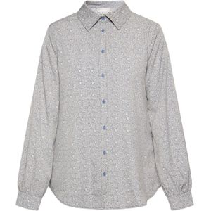 Blouse - Bloemenprint - Klassieke Blouse - Lange Mouw - Normale Pasvorm