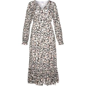 LASCANA Jurk  bruin / zwart / wit