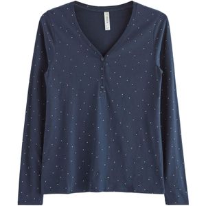 Lindex Slaapshirt  navy / wit