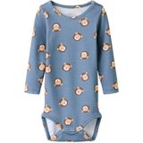 NAME IT Rompertje/body  duifblauw / bruin / cappuccino / zwart