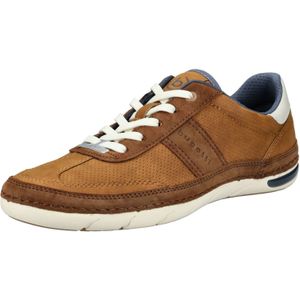 Bugatti - 6300 - Veterschoenen - Cognac - Synthetisch - Blokhak