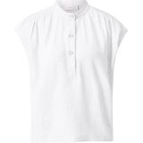 Rich & Royal - Blouse - Wit - Wijde Blouse - Katoen - Knoopsluiting