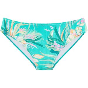 Look - Bikinibroekje - Turquoise Gedessineerd - Recycling-Polyamide