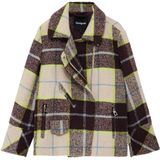 Desigual - Winterjas - Bruin - Korte Pasvorm - Licht Gevoerd