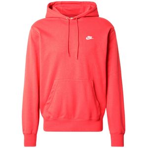 Nike - Club - Hoodie - Dark Grey Heather - Met Geborduurd Logo