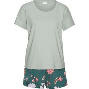 LASCANA Korte pyjama  groen gemêleerd / gemengde kleuren