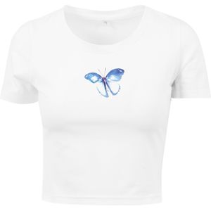 Merchcode Shirt  blauw / wit