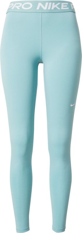 NIKE Sportbroek 'Pro'  turquoise / wit