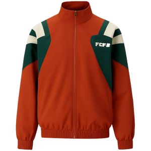 PCFG Tussenjas  ecru / donkergroen / donkeroranje / wit