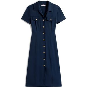 TOMMY HILFIGER Blousejurk  donkerblauw