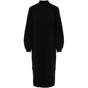YAS Gebreide jurk 'YASBalis'  zwart