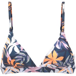 active by Lascana - Triangel-bikinitop - Nachtblauw - WAVE - Gedessineerd